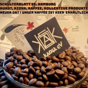 Unser Kaffee wird bei KAOSK verkauft